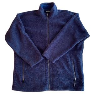 Vintage 1986 Patagonia Fleece Dark Blue Size XL